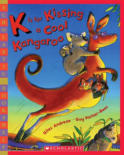 K Is For Kissing A Cool Kangaroo